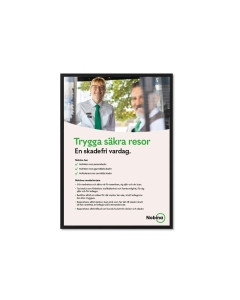 En skadefri vardag - vers1, affisch & ram