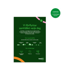 Affisch Nobinas värderingar (Ny version)