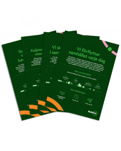 Affisch Nobinas värderingar